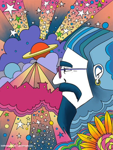 Frank - Peter Max style